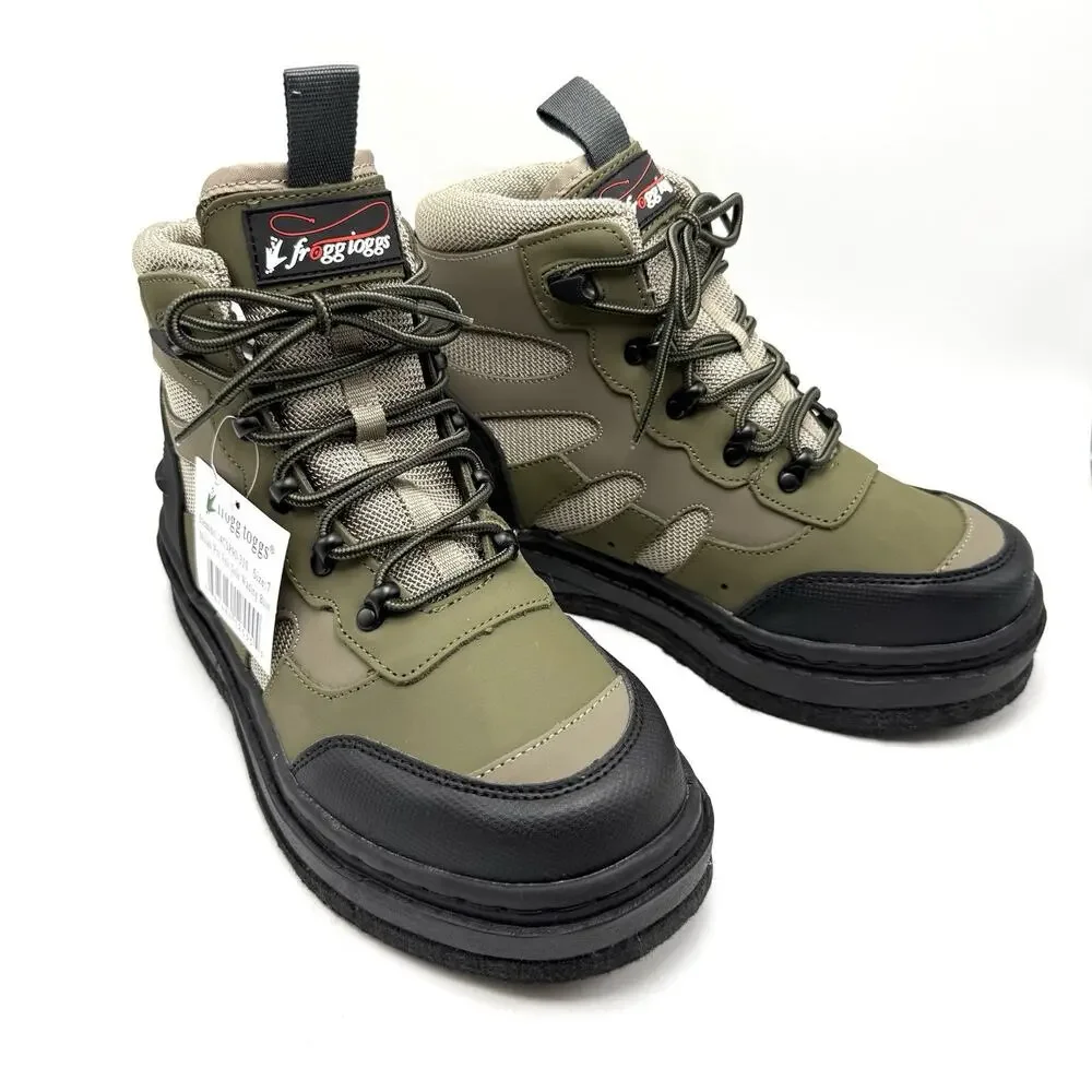 Frogg Toggs Skilak Pro Wading Boot Mens Size 7 Khaki Felt Sole Fishing Outdoor